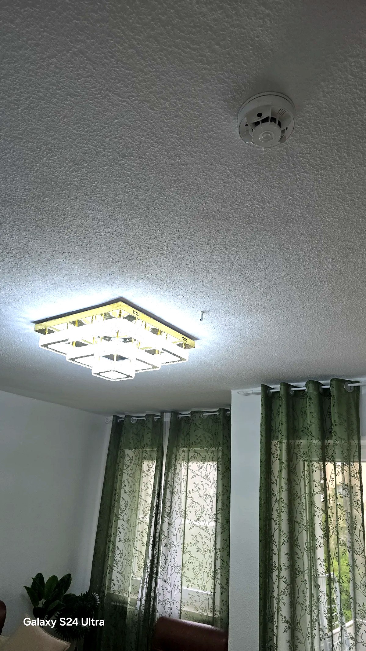 Lampe nachher montiert